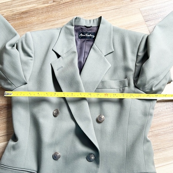 Vintage Wool Ann Freedberg Double Breast Blazer - Picture 13 of 15